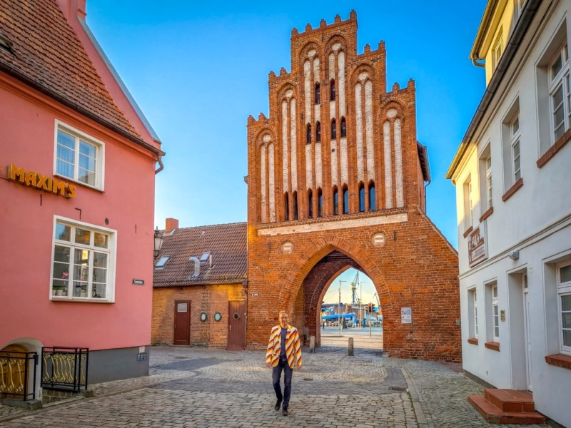 Patrick bij de Wassertor in Wismar