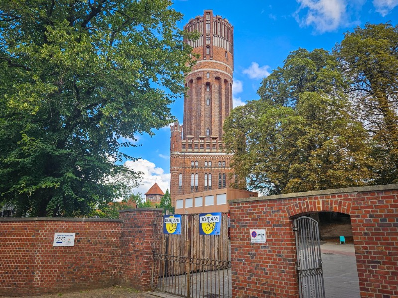 De Wasserturm in Neo-baksteengotiek
