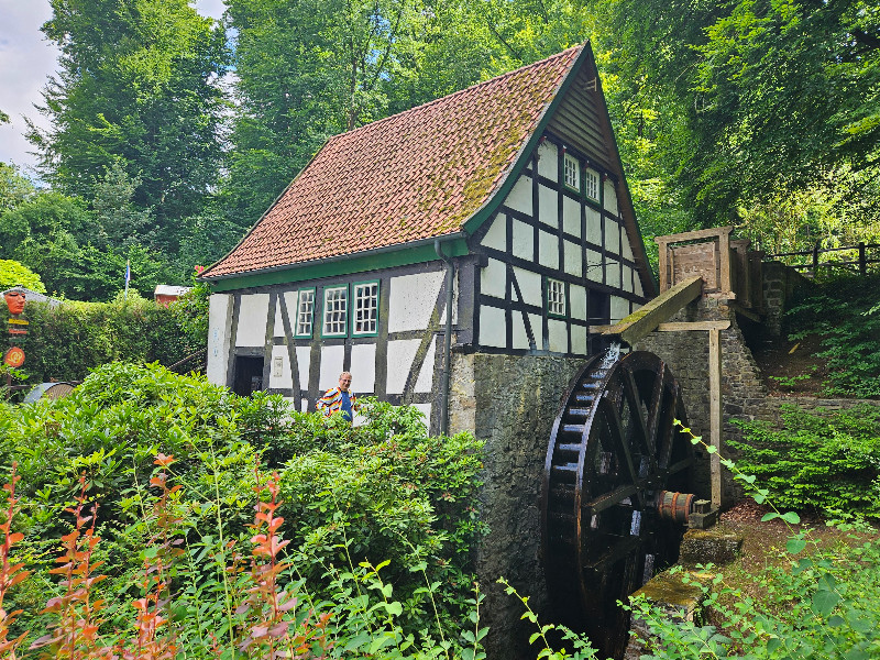 De oude watermolen in Bad Essen