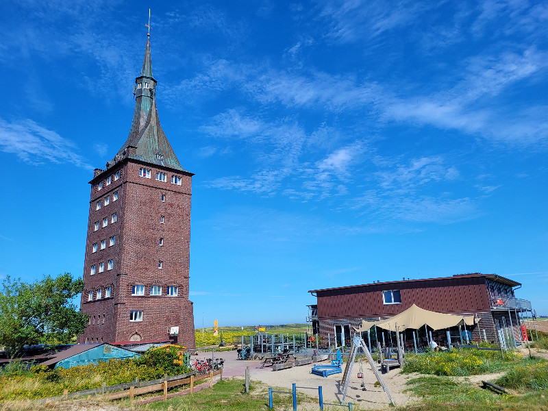 De westtoren op Wangerooge