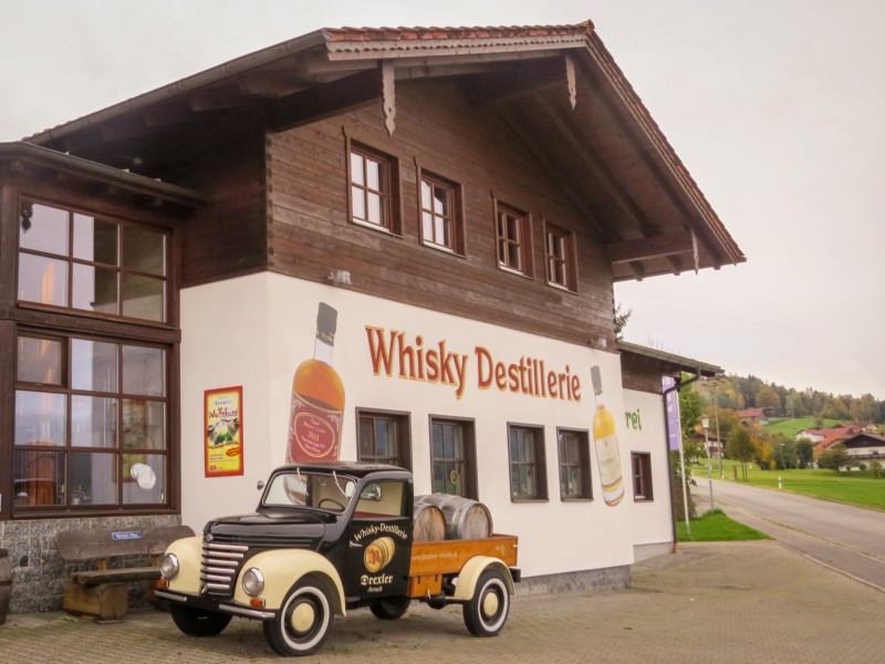 Wisky distelleerderij en museum bij het Drexler Hof