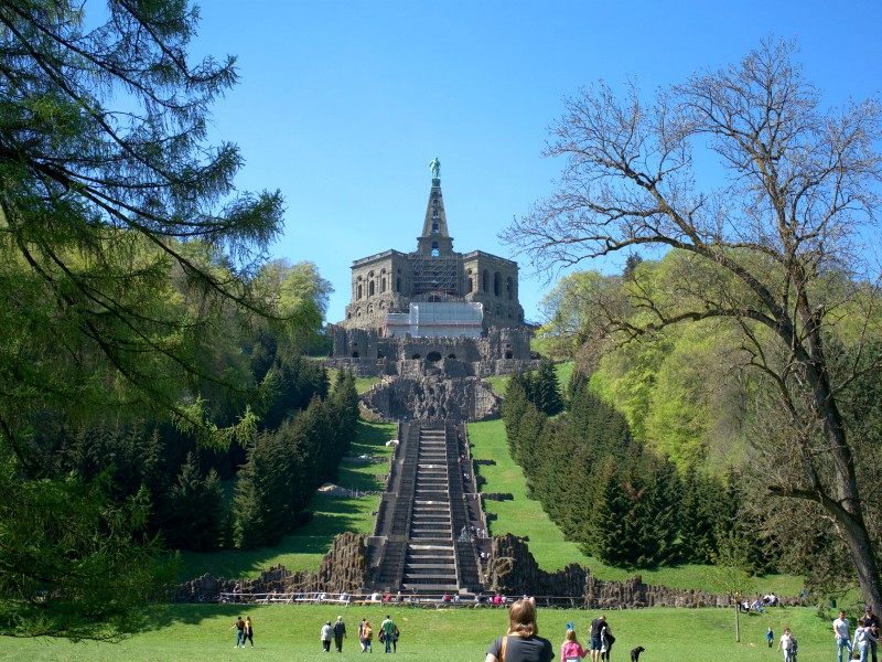 Het Wilhelmshöher Park in Kassel