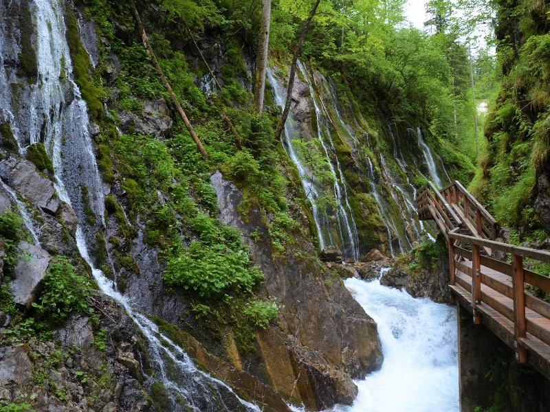 De prachtige Wimbachklamm