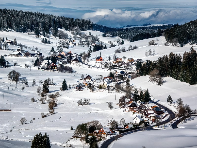 Duitsland onder de sneeuw